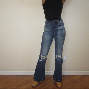 American Eagle Outfitters Blue Flare Jeans